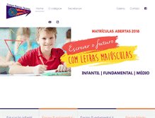 Tablet Screenshot of colegioraposotavares.com.br